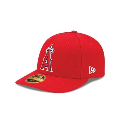 Sapca New Era Los Angeles Angels MLB Authentic Collection Low Profile 59FIFTY Fitted - Rosii